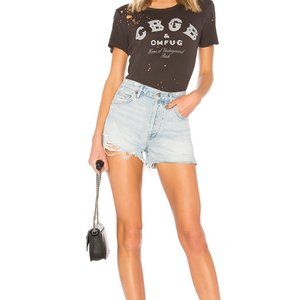 AGOLDE Distressed High Rise Shorts Size 27